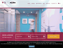 Tablet Screenshot of hotelalfaaeropuerto.com